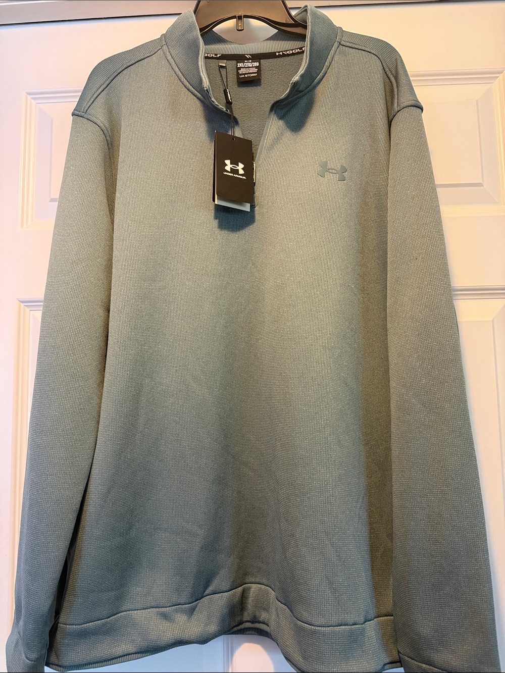 Under Armour Men’s Sage Green 1/4 Zip Pullover